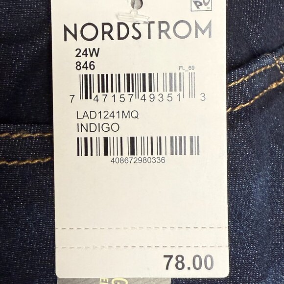 NWT Women's WIT & WISDOM Brittany Mid-Rise‎ Itty Bitty Boot Indigo | Size 24W - Picture 10 of 13